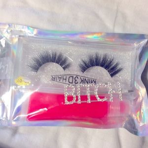 mink 3D lashes pack set .